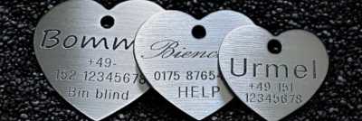 Edelstahl Herz, 3 Größen ab 12,00 €.