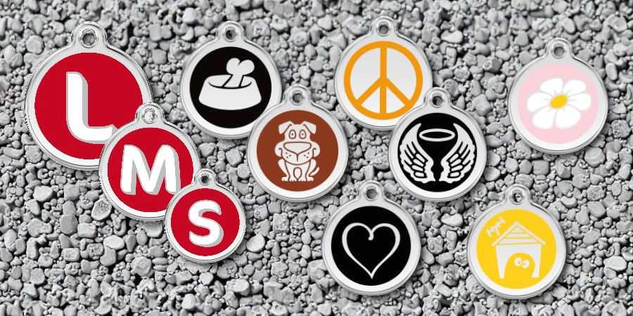 hundemarke reddingo mehr motive, farben und größen