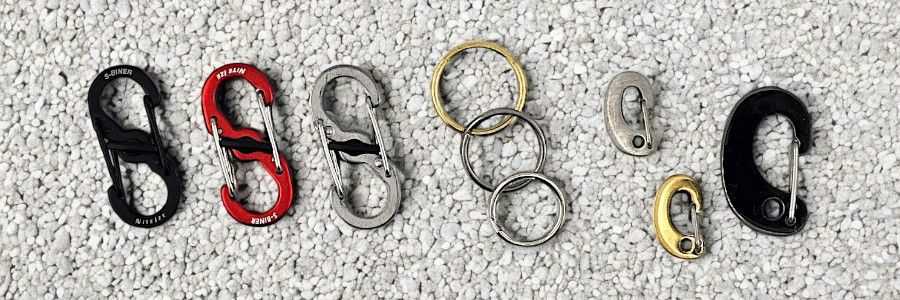 Schlüsselringe und Karabiner - Übersicht