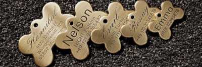 Messing Knochen, 5 Größen ab 12,50 €.