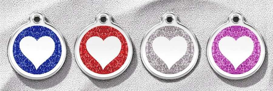 RedDingo mittelgroß - Glitzerherz, 17,00